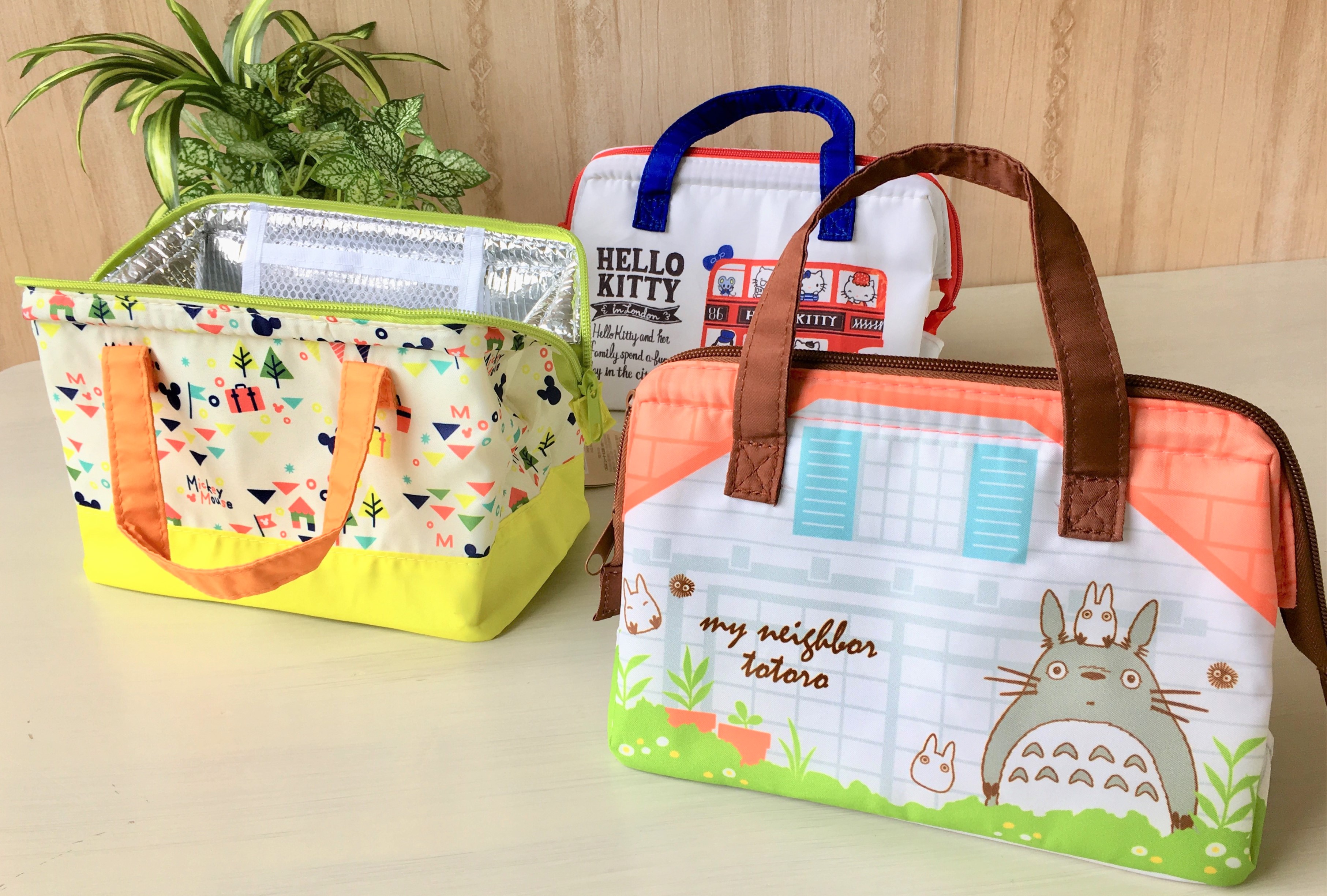 2段弁当箱用 保冷がま口ランチバッグ