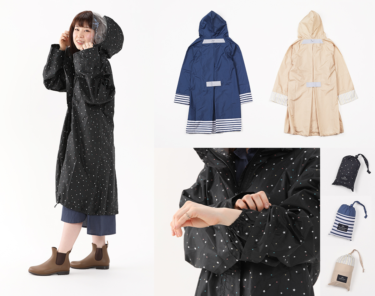 ママ必見!雨の日の送迎やお買い物だっておまかせ★【自転車用レインウェア】