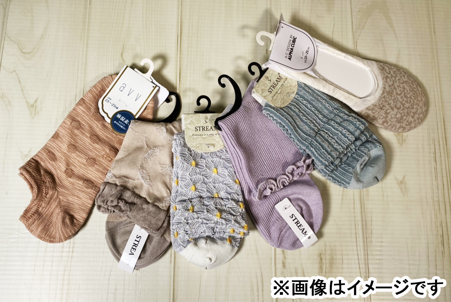 レディース 春物1Pソックス各種