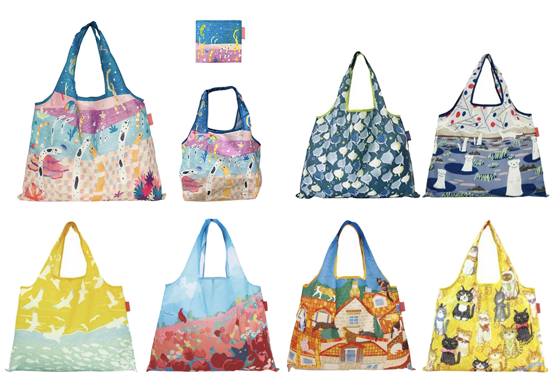 DESIGNERS JAPAN 折りたたみエコバッグ 2wayタイプ