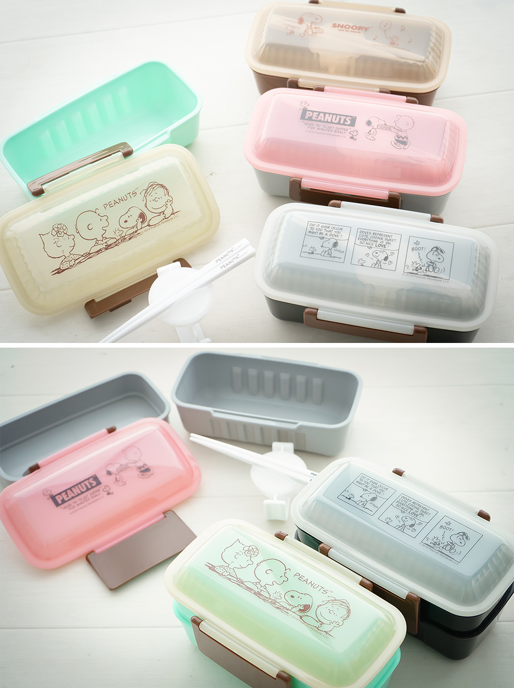 スヌーピー ランチBOX (箸付き)各種