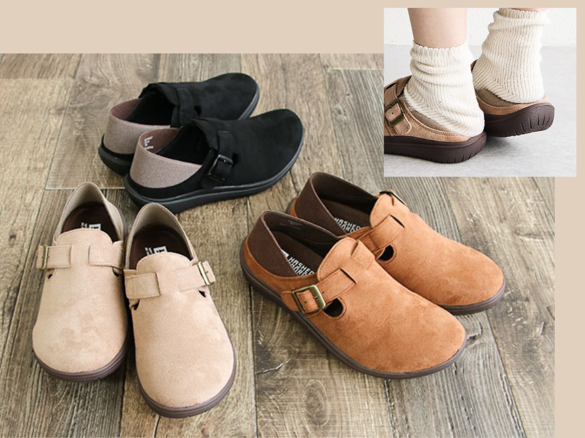 レディース ２wayワンストラップシューズ